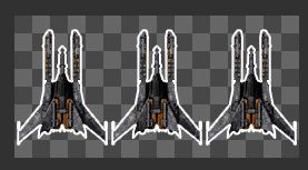 Image of three Player ship lives